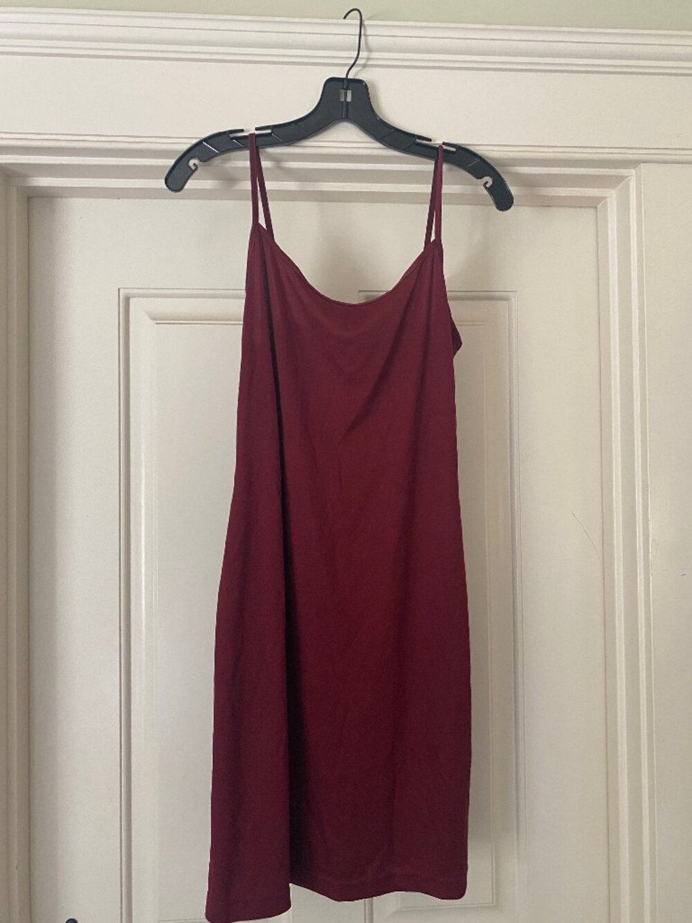 a.b.s by allen schwartz red slip dress